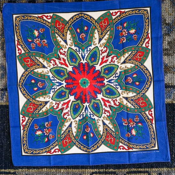 Hanna Andersson Accessories - Vintage Hannah Andersson Floral Bandana Scarf